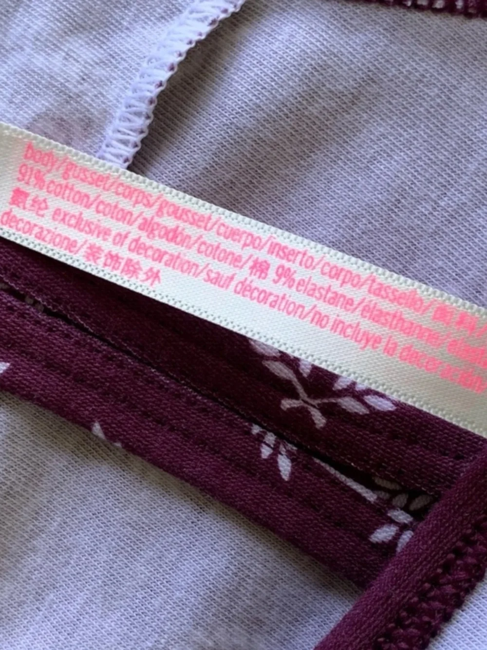 Victoria’s Secret Thong Panties XXL New